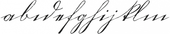 1880 Kurrentshrift otf (400) Font LOWERCASE