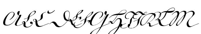 18th Century Kurrent Alternates Font UPPERCASE
