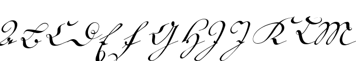 18th Century Kurrent Font UPPERCASE