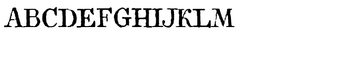 1805 Jaeck Map Normal Font UPPERCASE
