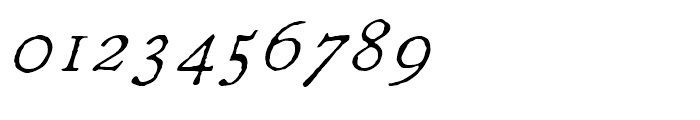 1822 GLC Caslon Italic Font OTHER CHARS