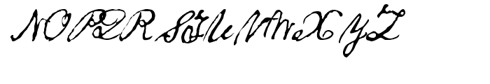1863 Gettysburg Normal Font UPPERCASE