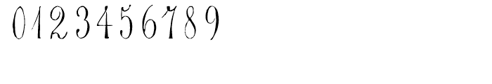 1864 GLC Monogram O - P Font OTHER CHARS