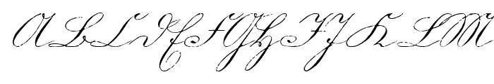 1880 Kurrentshrift Normal Font UPPERCASE