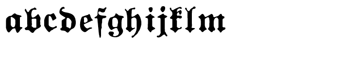 1883 Fraktur Bold Font LOWERCASE