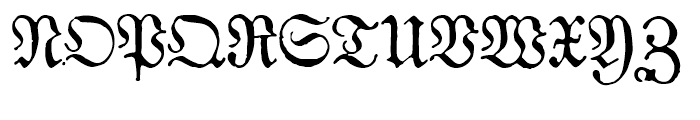 1883 Fraktur Normal Font UPPERCASE