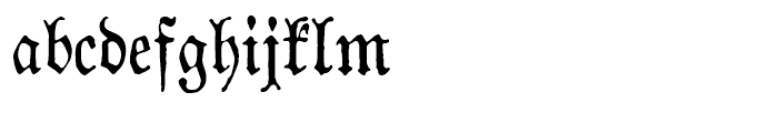 1883 Fraktur Normal Font LOWERCASE