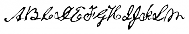 1863 Gettysburg Normal Font UPPERCASE