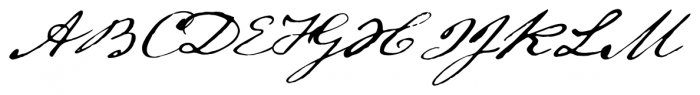 1871 Dreamer Script Normal Font UPPERCASE