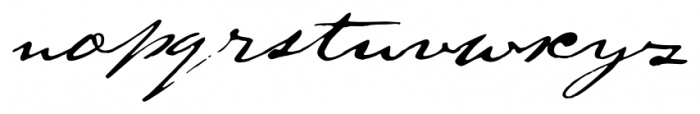 1871 Dreamer Script Normal Font LOWERCASE
