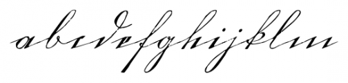 1880 Kurrentshrift Easy Normal Font LOWERCASE