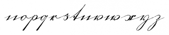 1880 Kurrentshrift Easy Normal Font LOWERCASE