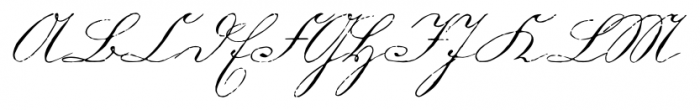 1880 Kurrentshrift Normal Font UPPERCASE