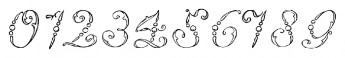 1886 Romantic Initials Regular Font OTHER CHARS