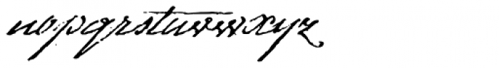 1805 Austerlitz Script Light Font LOWERCASE