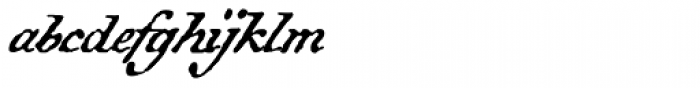 1805 Jaeck Map Italic Font LOWERCASE