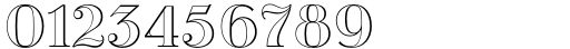 1812 Outline Font OTHER CHARS