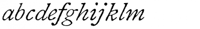 1822 GLC Caslon Pro Italic Font LOWERCASE