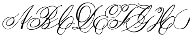 1845 Mistress Italic Font UPPERCASE