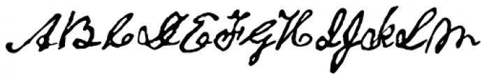 1863 Gettysburg Bold Font UPPERCASE