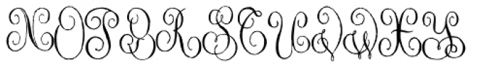 1864 GLC Monogram Initials Font UPPERCASE