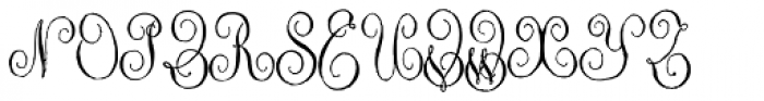 1864 GLC Monogram Initials Font LOWERCASE