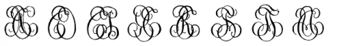 1864 GLC Monogram ST Font LOWERCASE