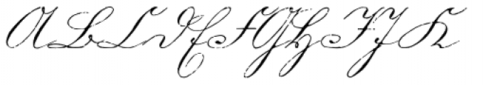 1880 Kurrentshrift Font UPPERCASE