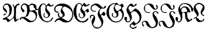 1883 Fraktur Normal Font UPPERCASE