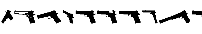 1911's Font UPPERCASE