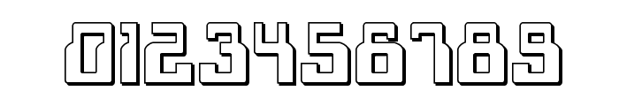 1968 Odyssey 3D Font OTHER CHARS