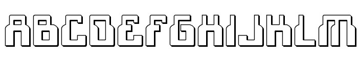 1968 Odyssey 3D Font LOWERCASE