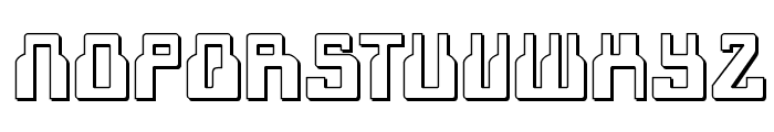 1968 Odyssey 3D Font LOWERCASE