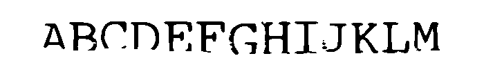1980sWriter Medium Font UPPERCASE