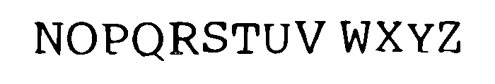 1980sWriter Medium Font UPPERCASE