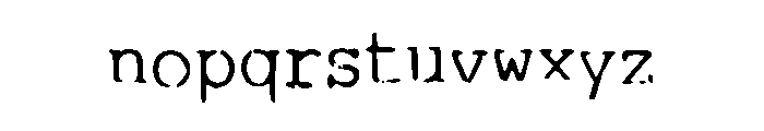 1980sWriter Medium Font LOWERCASE
