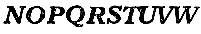 1906 French News Caps BoldItalic Font UPPERCASE