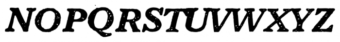 1906 French News Caps BoldItalic Font UPPERCASE