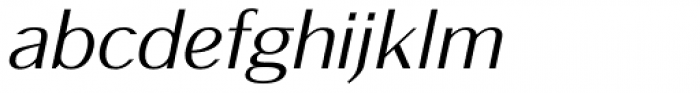 19-PRA Light Italic Font LOWERCASE