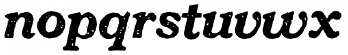1906 French News Bold Italic Font LOWERCASE
