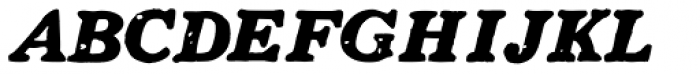 1906 French News Caps Bold Italic Font LOWERCASE