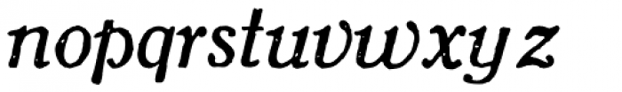 1906 French News Italic Font LOWERCASE