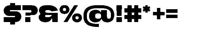 1923 Black Font OTHER CHARS