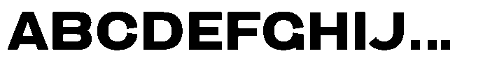 1923 Bold Font UPPERCASE