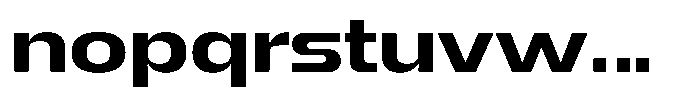 1923 Bold Font LOWERCASE