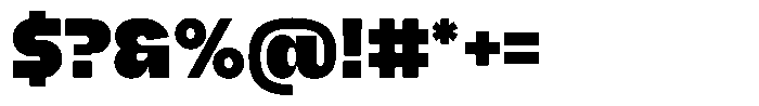 1923 Condensed Black Font OTHER CHARS