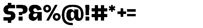 1923 Condensed Bold Font OTHER CHARS