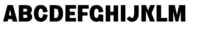 1923 Condensed Bold Font UPPERCASE