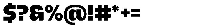 1923 Condensed Extra Bold Font OTHER CHARS