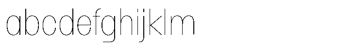 1923 Condensed Hairline FONT